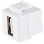 Keystone modulis ShiverPeaks 08-10044 balts USB A
