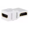 Keystone modulis ShiverPeaks S/CONN 08-10051 leņķveida balts HDMI