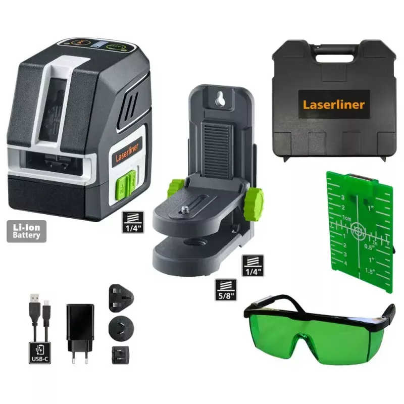 Lāzera līmeņrādis Laserliner PocketCross-Laser 2G horizontāls vertikāls
