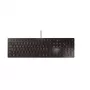 CHERRY KC 6000 SLIM tastatūra USB melna Šveices izkārtojums