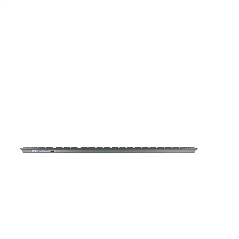 Tastatūra Cherry KW 9100 SLIM bezvadu RF + Bluetooth QWERTY UK angļu melna 108 taustiņi 1.2 m kabelis