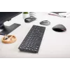 Tastatūra Cherry KW 9100 SLIM bezvadu RF + Bluetooth QWERTY UK angļu melna 108 taustiņi 1.2 m kabelis