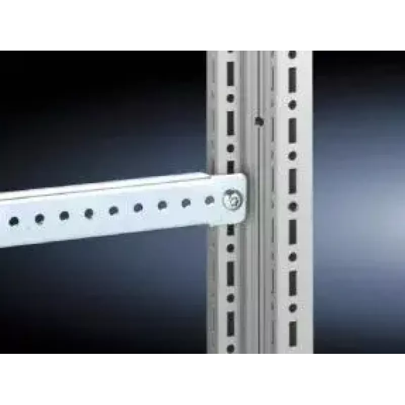 Montāžas stienis Rittal 4694.000, tērauds, sudraba krāsa, dziļums 340 mm, iepakojumā 20 gab.