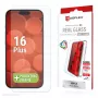 Displex ekrāna aizsargstikls + maciņš Apple iPhone 16 Plus, EASY-ON® Eco montāžas rāmis, izturīgs pret skrāpējumiem