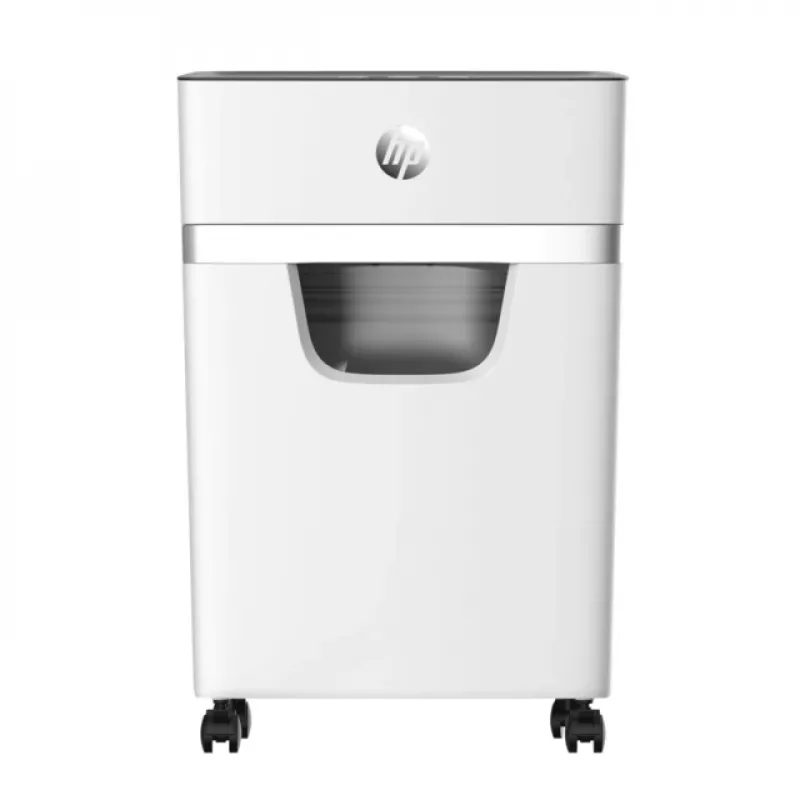 HP OneShred 15CC papīra smalcinātājs, daļiņu griezums, 65 dB, 22 cm, balts