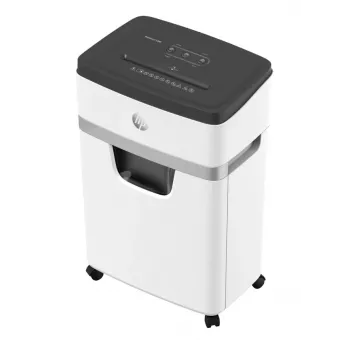 Papīra smalcinātājs HP OneShred 12MC mikrošķiedru griezums 2x15 mm 12 lapas 25 L 65 dB 220 mm Balts
