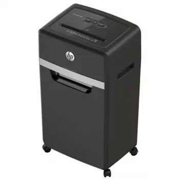 HP Pro Shredder 16MC papīra smalcinātājs, mikrošķiedras griešana, 55 dB, 22 cm, melns