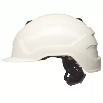 Aizsargķivere Uvex 9731030 no augsta blīvuma polietilēna, balta, 51-65 cm