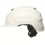 Aizsargķivere Uvex 9731030 no augsta blīvuma polietilēna, balta, 51-65 cm