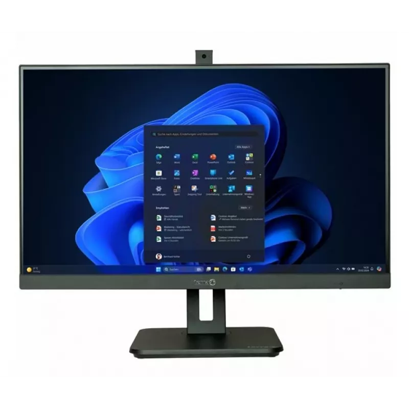 TERRA 1000035 All-in-One dators Intel® Core™ i5-14500 27 inch Full HD 16 GB DDR5 1 TB SSD Windows 11 Pro Melns