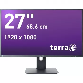 TERRA LCD/LED 2756W PV V4 melns GREENLINE PLUS datora monitors 68.6 cm (27 inch) 1920 x 1080 pikseļi Full HD melns