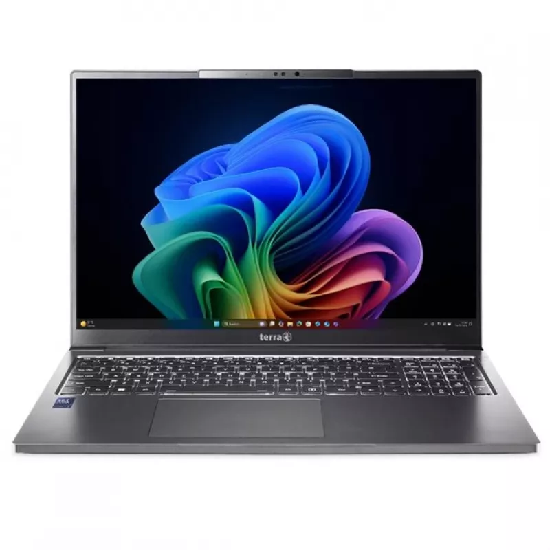 TERRA Mobile 1671L Copilot+ PC klēpjdators Intel Core Ultra 5 228V 40,6 cm (16 collu) WQXGA 32 GB DDR5-SDRAM 1 TB SSD Wi-Fi 7 (802.11be) Windows 11 Pro Pelēks