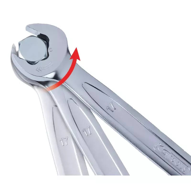 Kombinētā uzgriežņu atslēga KS Tools 503.5914 14 mm Hroma-vanādija tērauds