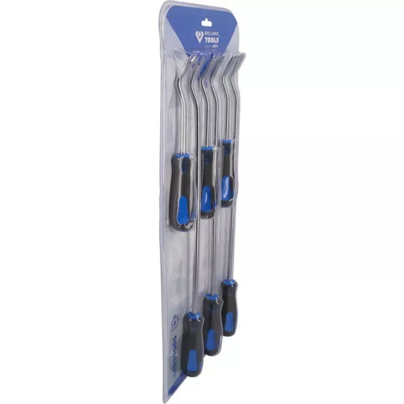 Brilliant Tools BT511045 – 6 daļu komplekts automobiļu salona apdares klipšu noņemšanai