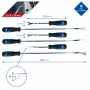 Brilliant Tools BT511045 – 6 daļu komplekts automobiļu salona apdares klipšu noņemšanai