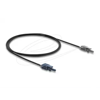 DELOCK 90998 optiskās šķiedras adapteris multi-mode POF kabelis 100 cm melns/pelēks