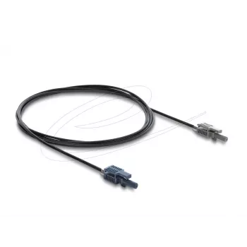 Šķiedru optikas adaptera kabelis DELOCK 90999 multi-mode POF 2 m melns/pelēks