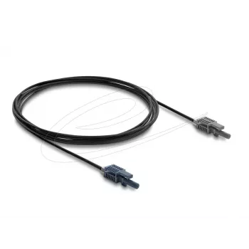 Optiskās šķiedras kabelis DELOCK 91022 multimode POF 3 m, melns/pelēks