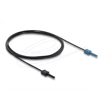 DELOCK 91024 optiskās šķiedras adaptera kabelis, multi-mode, 2 m, melns/zils, 1 gab.