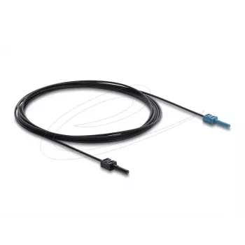 DELOCK 91026 optiskās šķiedras adaptera kabelis, daudzmodu POF, 3 m, melns/zils, 1 gab.