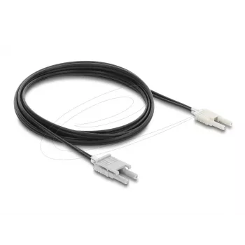 Šķiedru optikas adaptera kabelis DELOCK 91028 multi-mode, 2 m, melns/pelēks