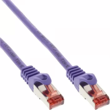 InLine Patch Kabelis S/FTP PiMF Cat.6 250MHz PVC varš violets 7,5m