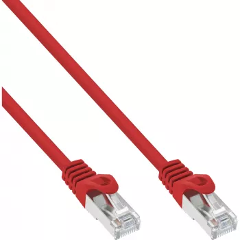 InLine Patch Cable F/UTP Cat.5e sarkans 3 m