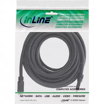 InLine HiD High Speed HDMI kabelis ar Ethernet, 4K2K, vīriešu/vīriešu, zeltīti kontakti, 15m