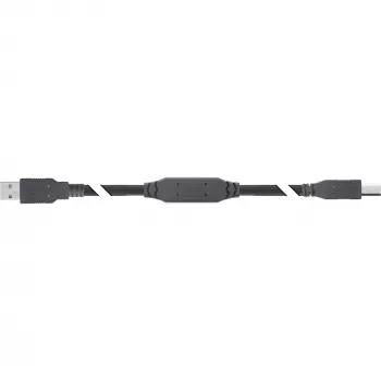 InLine USB 2.0 aktīvais kabelis, USB-A vīrišķais uz USB-B vīrišķo, 15m