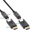 InLine HDMI AOC kabelis, Ultra High Speed HDMI, 8K4K, atdalāms spraudnis, 20m