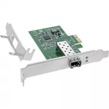 Iekšējā tīkla karte InLine 51125N Fiber 1000 Mbit/s PCI Express