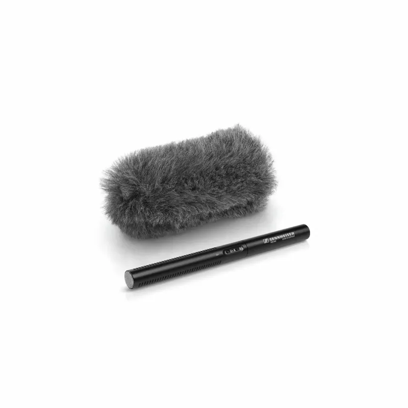 Kamera virziena kondensatora mikrofons Sennheiser MKE 600 — 40–20000 Hz, 256 mm, mini XLR, melns