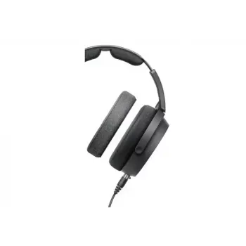 Over-ear Vadu Studiju Austiņas Sennheiser HD 490 PRO PLUS — Atvērta Akustika, 38 mm Draiveri, 130 Ω, 1.8 m Kabelis, Salokāmas, Melnas