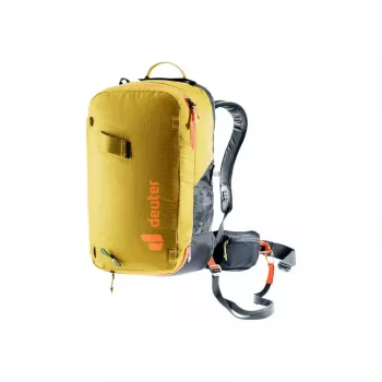 Lavīnu mugursoma DEUTER Alproof Lite 22 – 22 L, turmeric/melna, viegla, izturīga