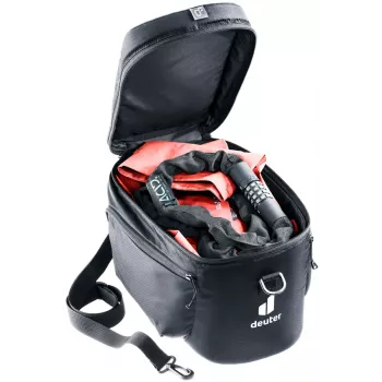 Velosomas DEUTER Rack Bag 10 — aizmugurējā stiprinājuma soma, 10 L, audums, 180×310×220 mm, melna