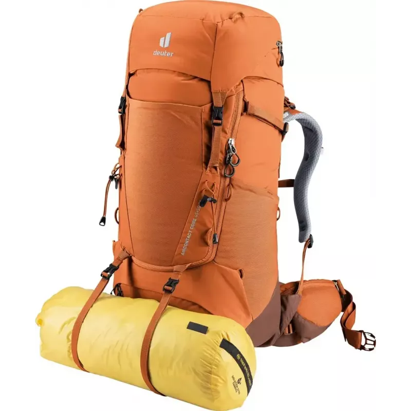 Trekinga mugursoma DEUTER Aircontact Core 45+10 SL — kastaņbrūna-umbra, 45+10 L