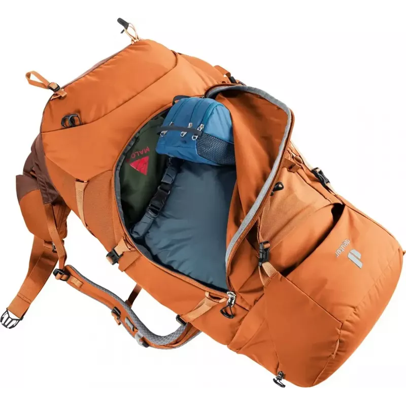Trekinga mugursoma DEUTER Aircontact Core 45+10 SL — kastaņbrūna-umbra, 45+10 L