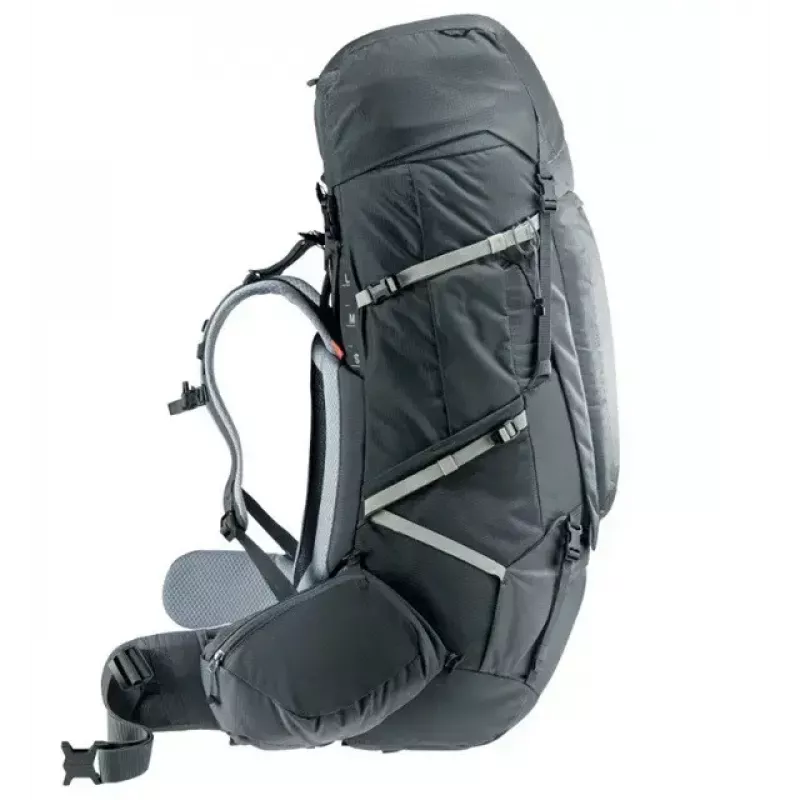 Mugursoma DEUTER Aircontact Pro 75+10 SL Sieviešu — 75+10 L, SL piegriezums, Graphite, 2.88 kg, Neilons