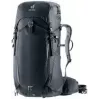 Mugursoma DEUTER Trail PRO 34 SL — sieviešu pārgājienu mugursoma 34 L, viegla, izturīga, Melna