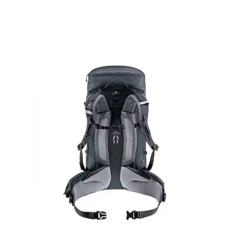 Mugursoma DEUTER Trail PRO 34 SL — sieviešu pārgājienu mugursoma 34 L, viegla, izturīga, Melna