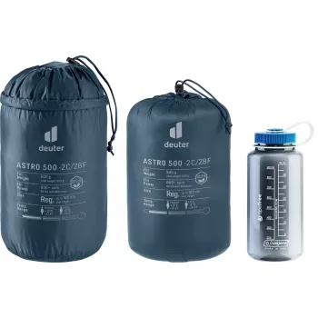 Mūmijas guļammaiss DEUTER Astro 500 (-2°C/28°F), Ripstop Blue, 2050×750×480 mm