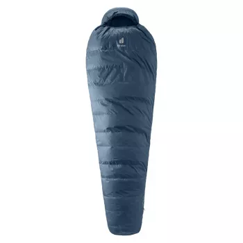 Mūmijas guļammaiss DEUTER Astro 300 EL +2°C – garums līdz 200 cm, platums 790 mm, dziļums 520 mm, Ripstop Blue