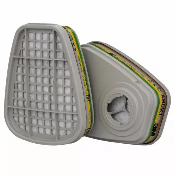 Gāzes un tvaiku filtrs 3M 7000034747 (3M6059) Pelēks — 32 gab. iepakojums