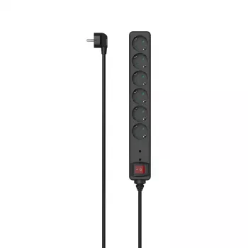 Hama 00223153 Viedais pagarinātājs 6 kontaktligzdas 1.4 m 3680 W