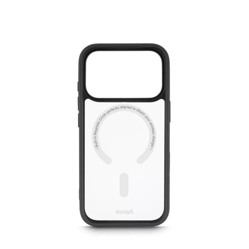 Hama Frame Protect vāciņš mobilajam telefonam 16 cm (6,3 collas) Caurspīdīgs, Melns