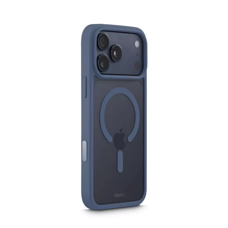 Hama Frame Protect vāciņš iPhone 17 Pro Max 17,5 cm (6,9 inch) caurspīdīgs, zils