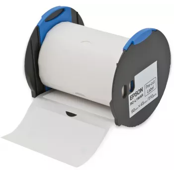 Epson RC-L1WAR Baltā iepriekš sagriezta etiķešu ruļļa 3.6“x1.8” (45mmx90mm)