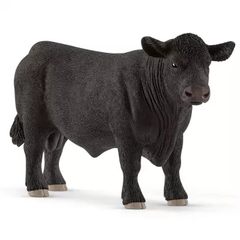schleich FARM WORLD Melnais Angusa bullis, 3 gadi, Lauksaimniecība, Lauku dzīvnieki / rotaļlietas, Daudzkrāsains, Plastmasa
