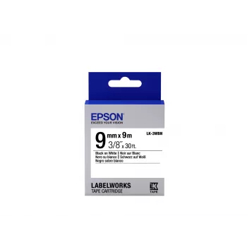 Epson LK-3WBN lentes kasetne, standarta, melns/balts, 9mm (9m)
