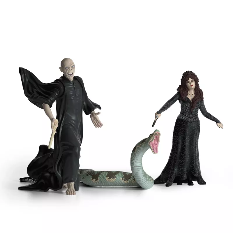 Figūru komplekts Schleich Lords Voldemorts Nagini Bellatrix Lestrange Daudzkrāsains
